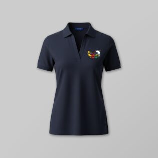 F0001 - Woman's Charcoal Grey Polo Shirt